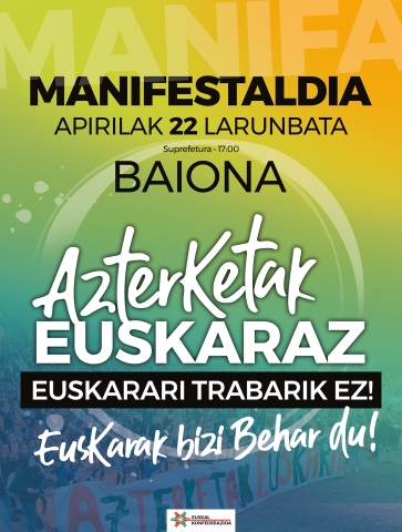 affiche azterketak euskaraz